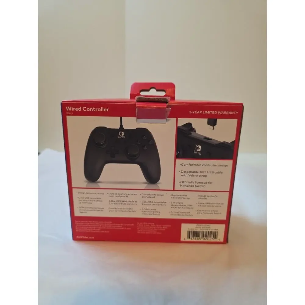 PowerA Advantage Nintendo Switch 2 Wired Controller - Black - New